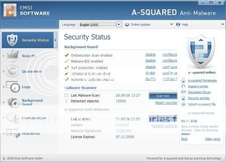 A-squared Anti-Malware 4.0.0.50