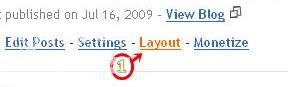 Bagaimana Letak Kod HTML pada blog