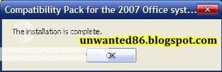 how to make microsoft 2007 compatible with microsoft 2003