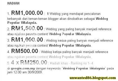 Weblog Popular 1Malaysia Weblog Popular 1Malaysia